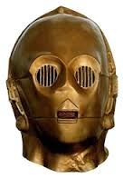 Maschera c3po star wars