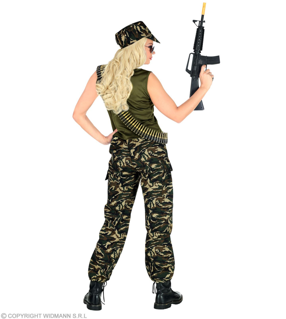 Vestito da donna soldato - immagine 4