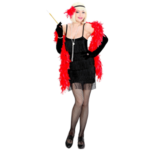 Vestito da charleston nero