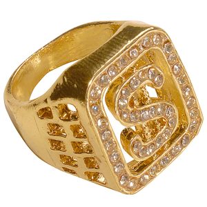 Anello soldi con strass