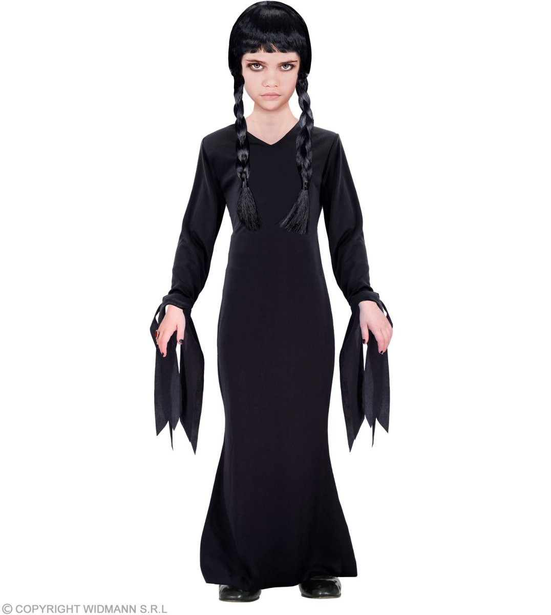 Costume da dark girl per bambina, gotico - immagine 2