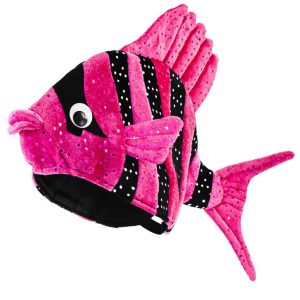 Cappello da pesce tropicale rosa