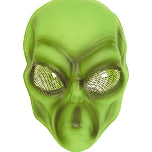Maschera alieno in plastica Fluorescente