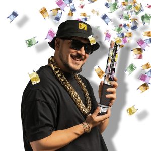 Cannone spara banconote 40 cm