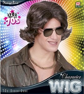 Parrucca Ragazzo anni 70 Castana