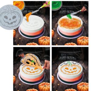 Stencil  zucca decorazione  torte, 25 cm