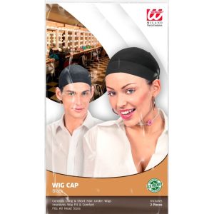 Stet da 2 retine nere per sotto parrucca