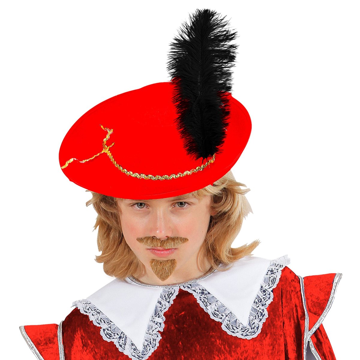 Cappello Moschettiere con Piuma, per Bambino - immagine 3