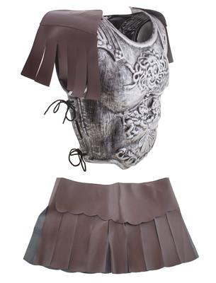 Armatura romana con gonna e spallini - immagine 4