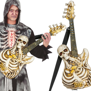 Chitarra Scheletro con Luce e Suono 58 cm