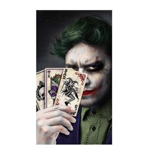 Set di 12 carte jocker malvagio 11 x 20 cm
