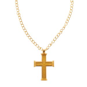 Collana da prete croce oro