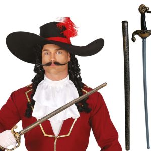 Spada moschettiere con fodero 66 cm