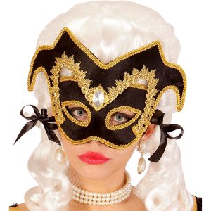 Maschera Mezzo Viso Killer Clown