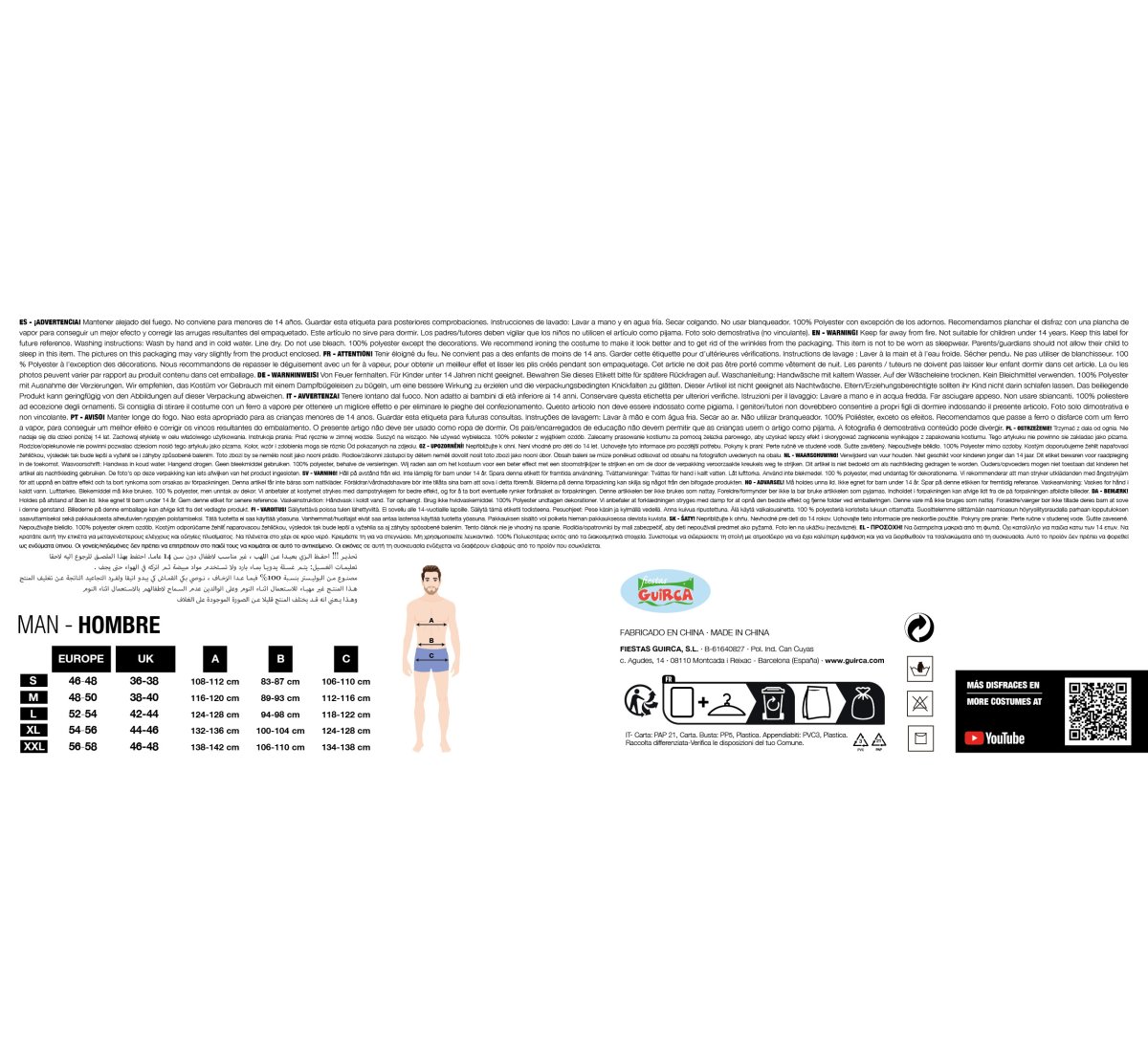 Costume da tronco tum tum - immagine 3