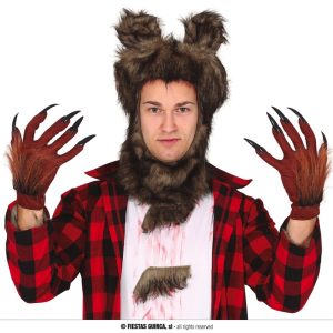 Guanti uomo lupo con artigli