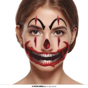 Tatuaggio viso da pagliaccio