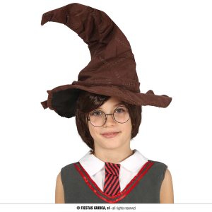 Cappello da stregone o mago marrone per bambino