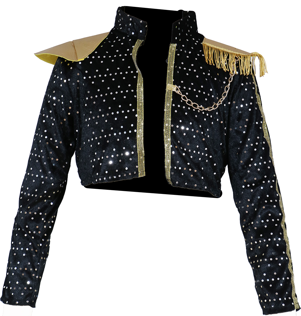 Costume da Popstar Leader Argentata - immagine 6