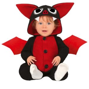 Costume da pipistrello rosso baby