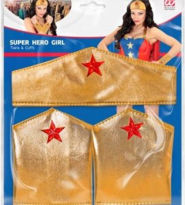 Tiara e Bracciali Super Hero Girl