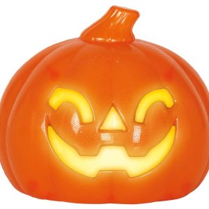 Zucca in plastica con luce10 cm