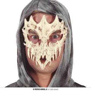 Maschera occhi scheletro halloween