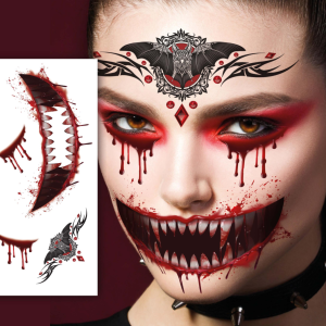 Tatuaggio faccia da vampiro