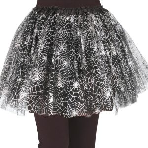 Tutù ragnatela nero bambina da 30 cm