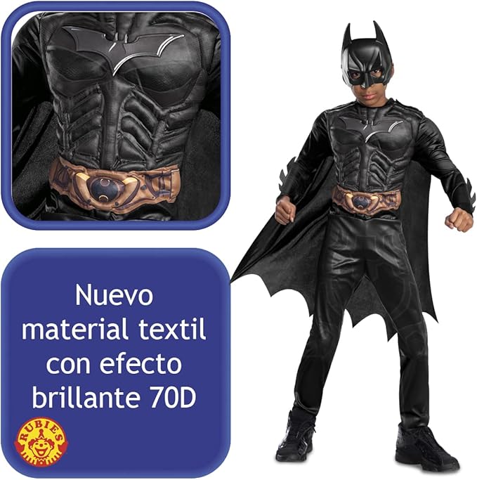 Costume da Batman black line deluxe - immagine 4