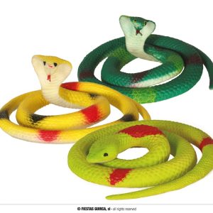 Horror serpenti latex gomma 70cm