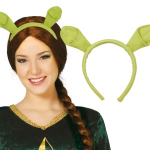 Cerchietto orecchie mostro verde