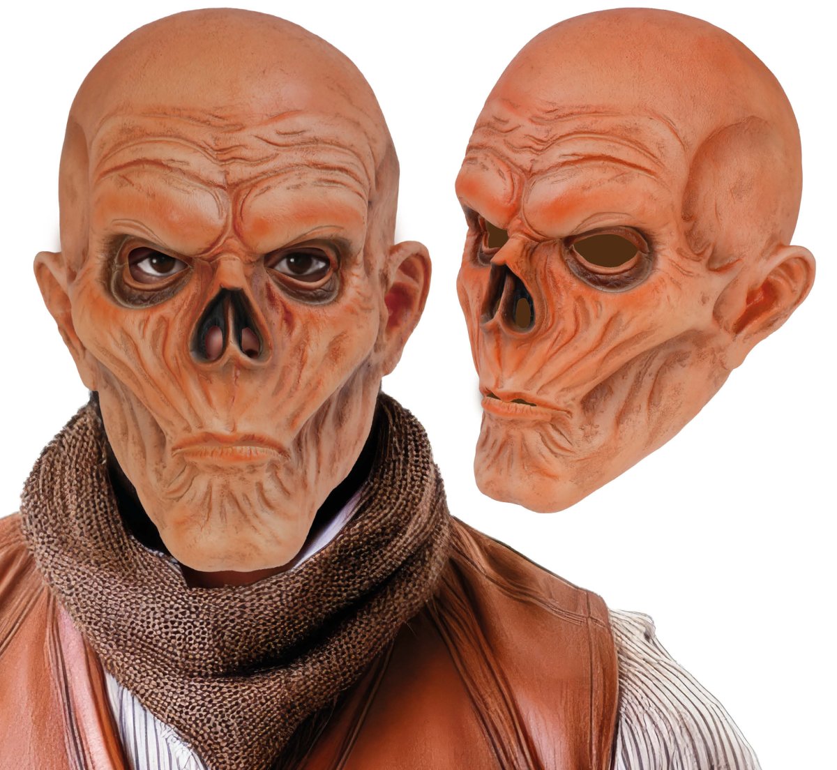 Maschera Uomo Bruciato in Lattice - immagine 2