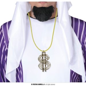 Collana a forma di $ dollaro