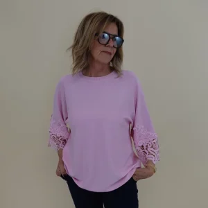 Maglia Ricamo Pink