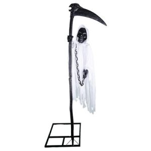 Decorazione animatronica di Halloween Grim Reaper 180 cm luce suono e movimento