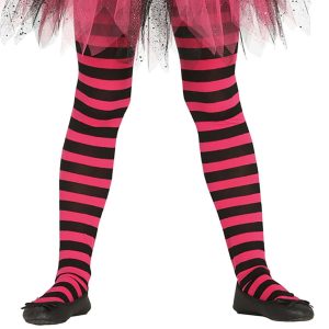 Collant fucsia righe 7 – 12 anni