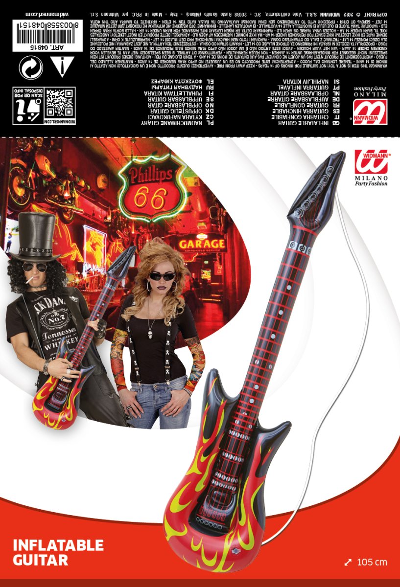 chitarra gonfiabile 105 cm - immagine 4