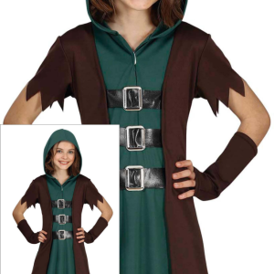 Costume da Arciera Verde Bambina