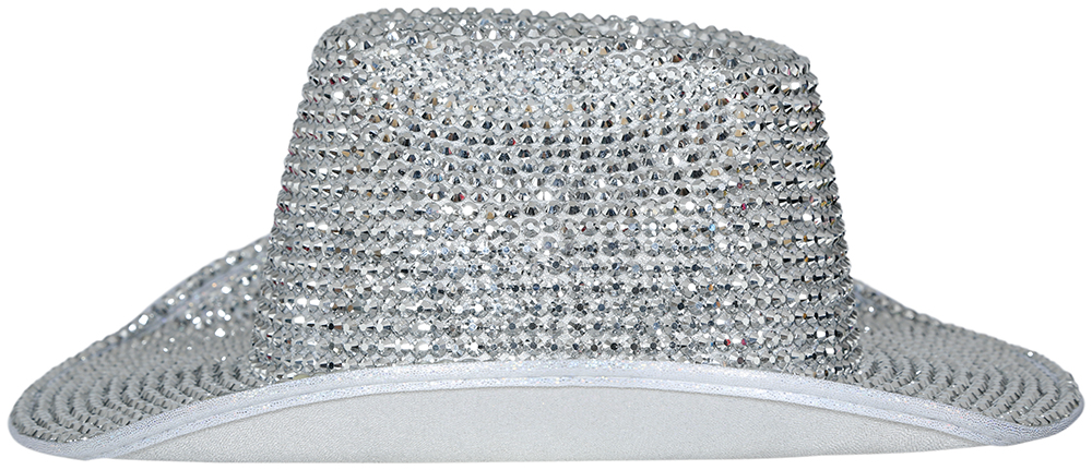 Cappello Cowboy con Brillanti Argento - immagine 3