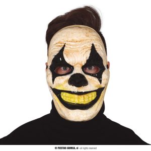 Maschera pagliaccio in pvc