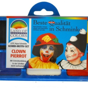 Trucco cartella clown/pierrot