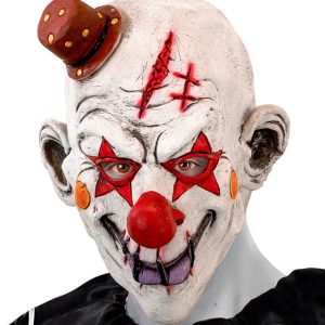 Maschera Killer Clown con mini cappello