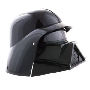 Casco spaziale nero tipo daft punk