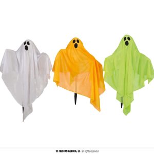 3 fantasmi colorati 90 x 70 cm con picchetto