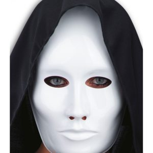 Maschera viso grande bianca