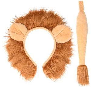 Set Leone copricapo, coda