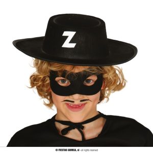 Cappello da bandito nero  Zorro Bambino