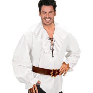 Camicia pirata / rinascimento bianca