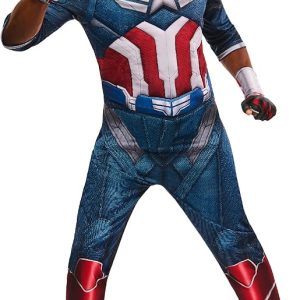Costume da Capitan America Deluxe per adulti